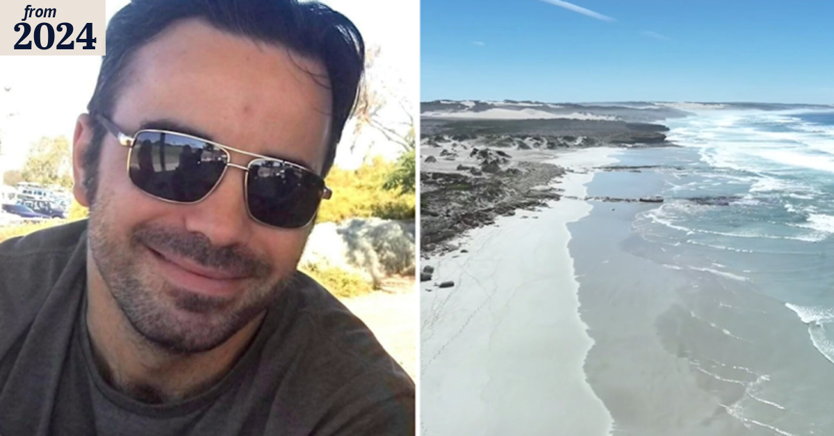 Search for man missing after being caught in rip