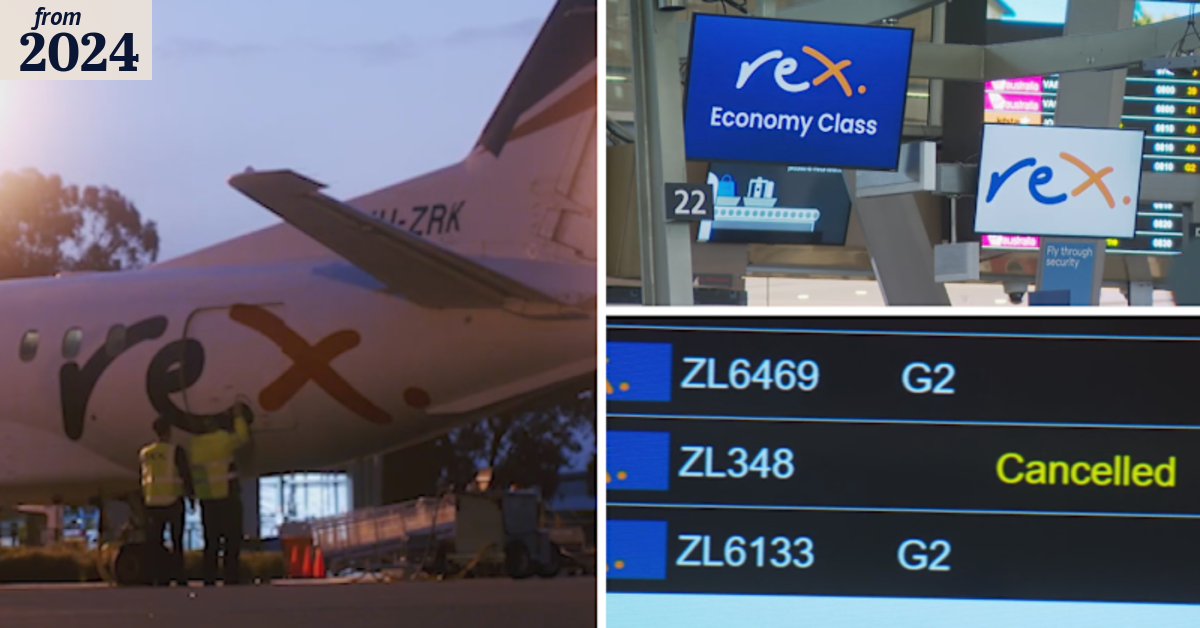 Rex flights grounded as airline enters administration