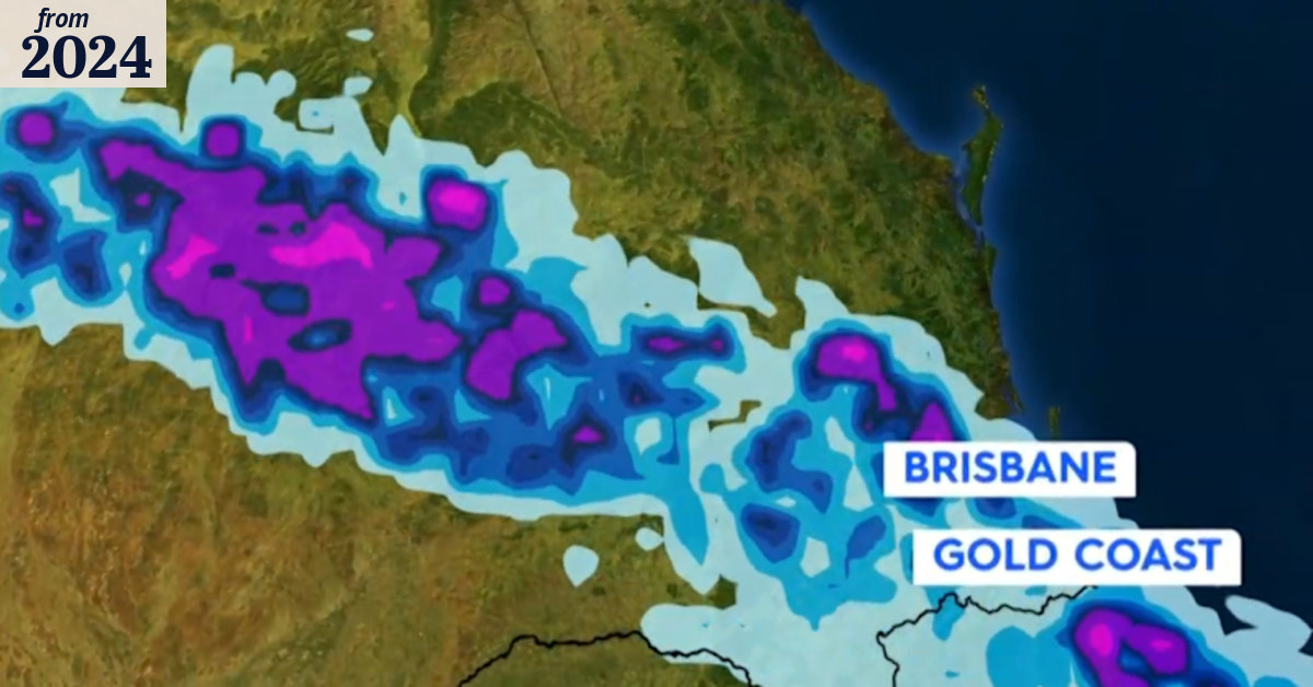 Weather system tracking north into Queensland