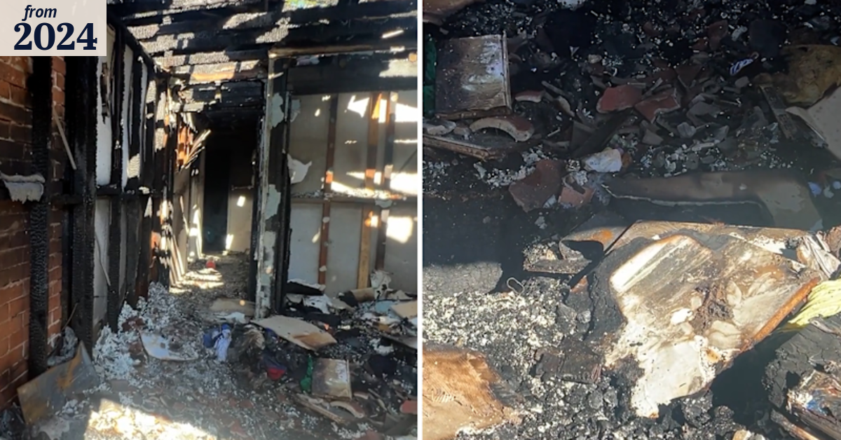Family home gutted by devastating fire