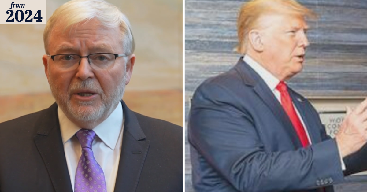 Kevin Rudd says he's 'ready' to work with Trump