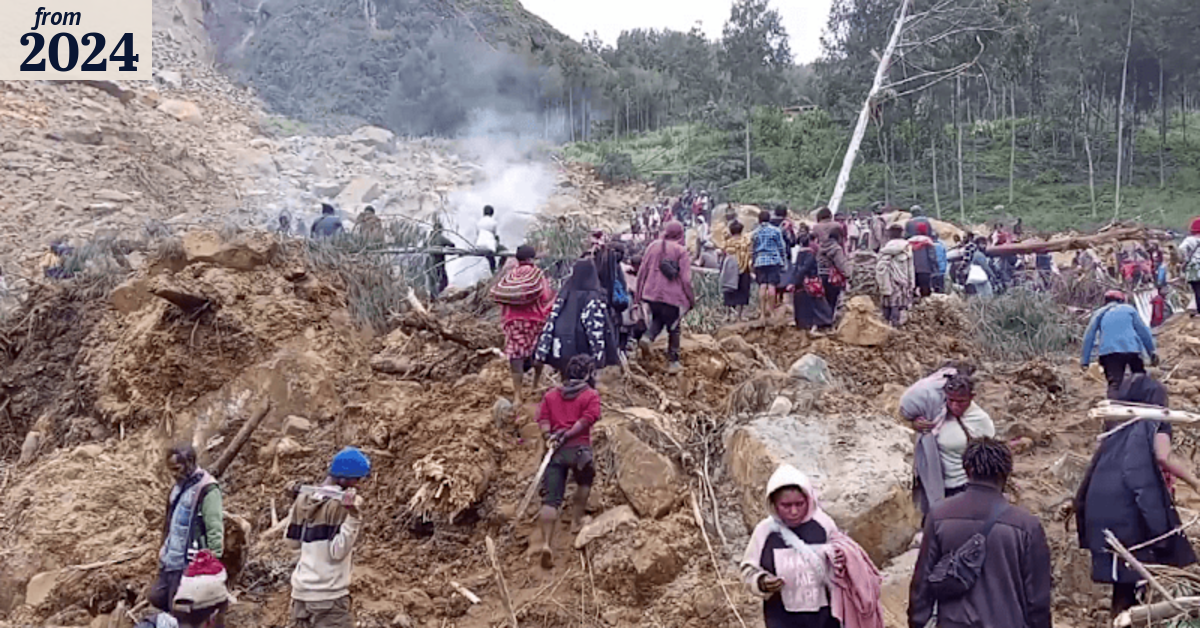 More than 100 feared dead in PNG landslide