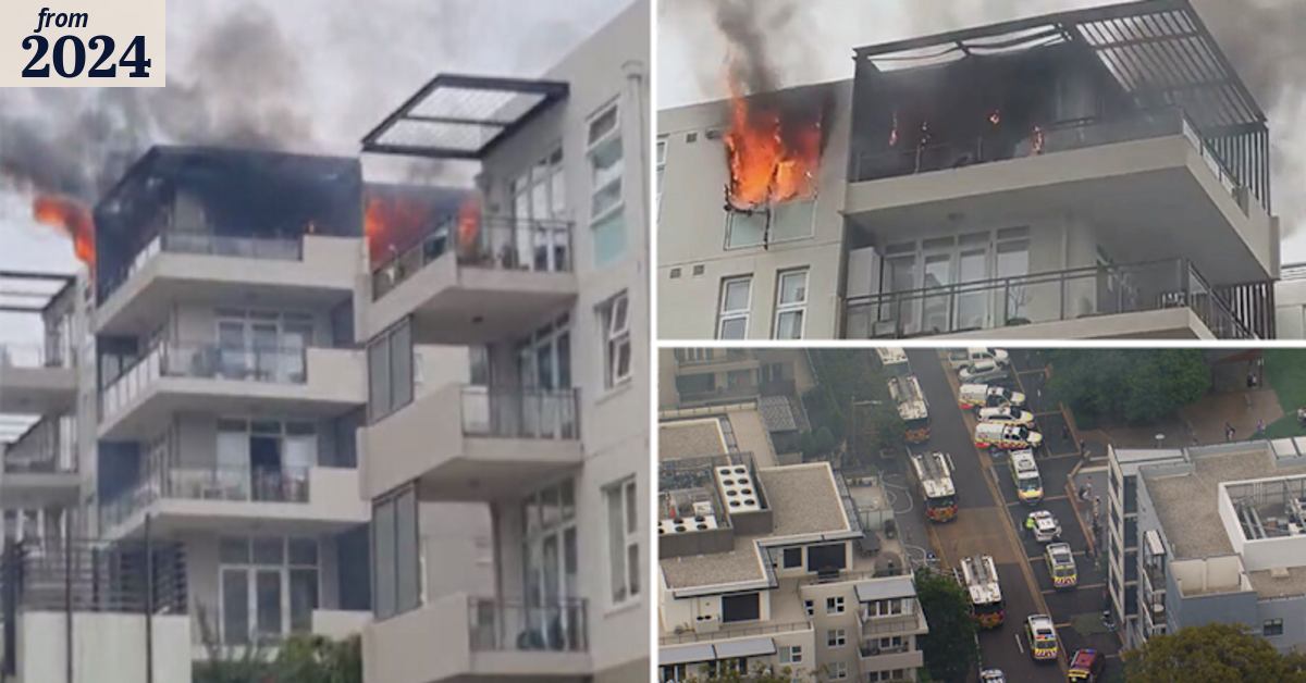 Man dies after unit fire in Sydney