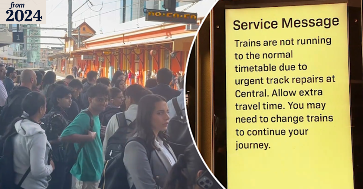 Track issue brings Sydney rail network to a halt