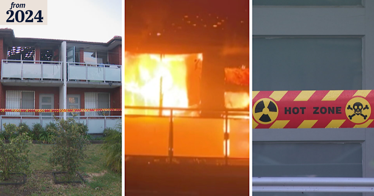 Residents hailed heroes after fire tears through unit block