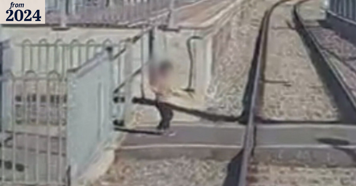 Child nearly hit by train in SA