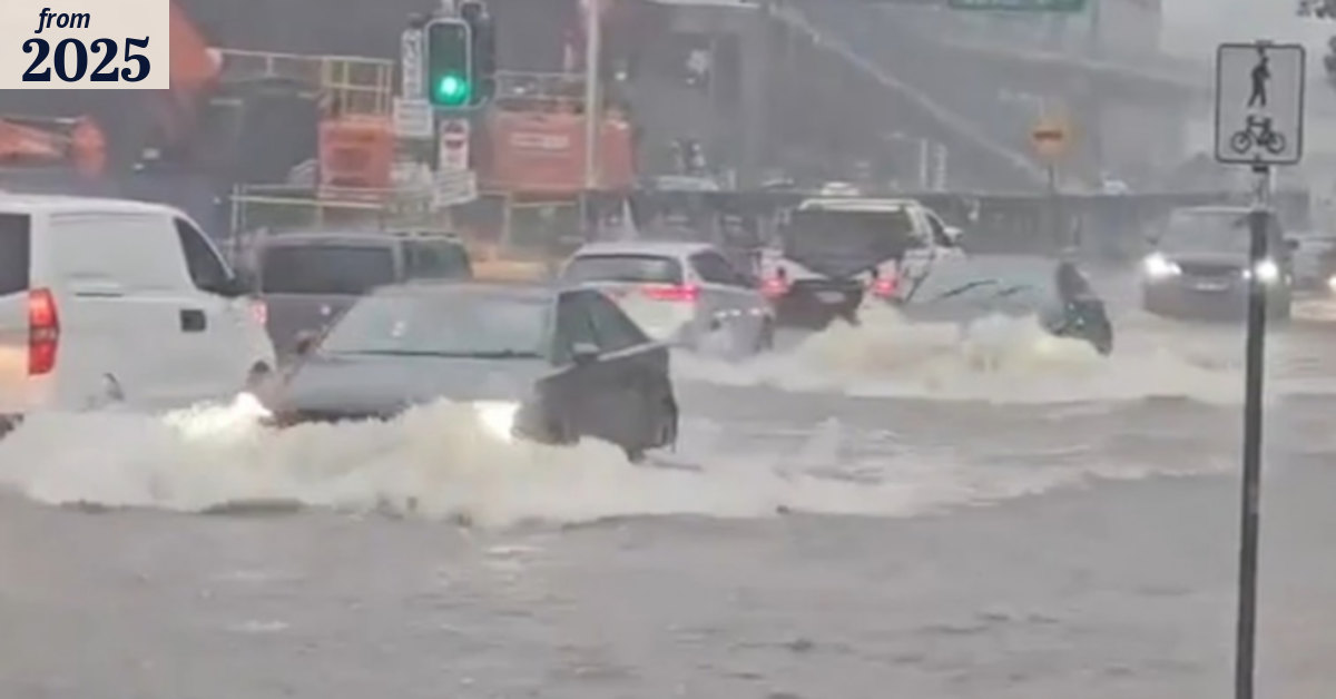 East coast battered by thunderstorms and intense rainfall