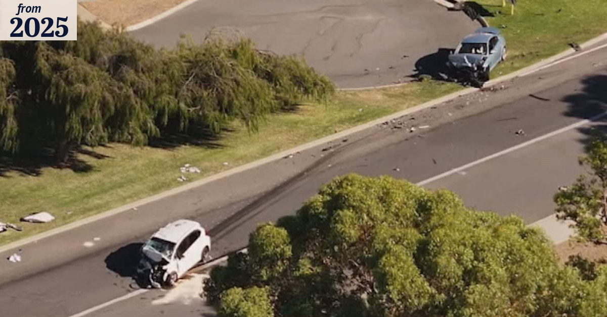 Woman killed, driver fighting for life after car veers into wrong lane