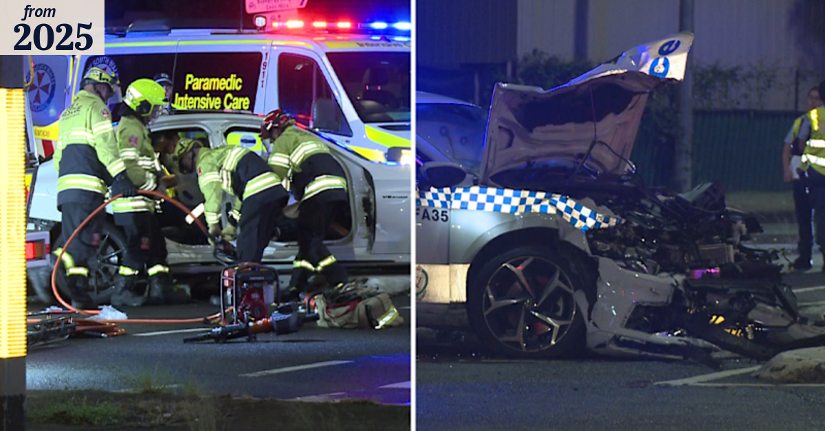Manhunt under way after high-speed police chase