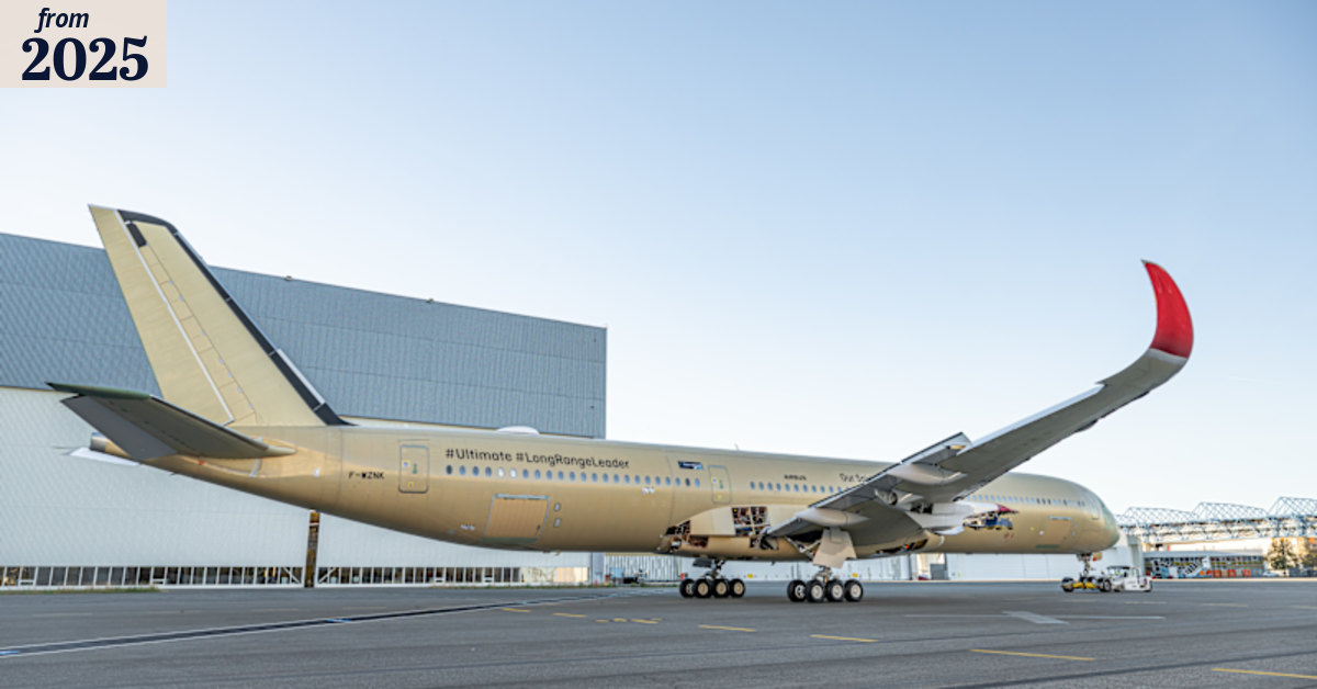 Qantas Project Sunrise: First A350-1000 ULR plane transported to ...