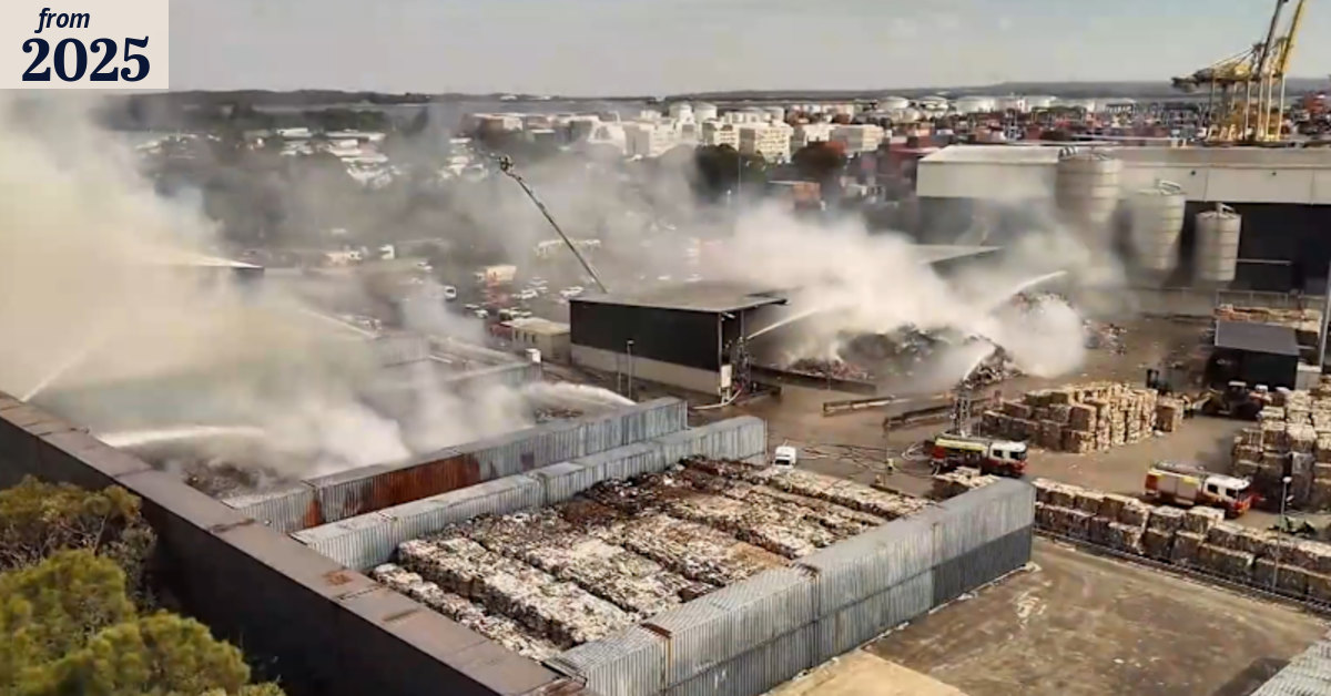 Fire at Sydney paper storage facility spreads to nearby cars
