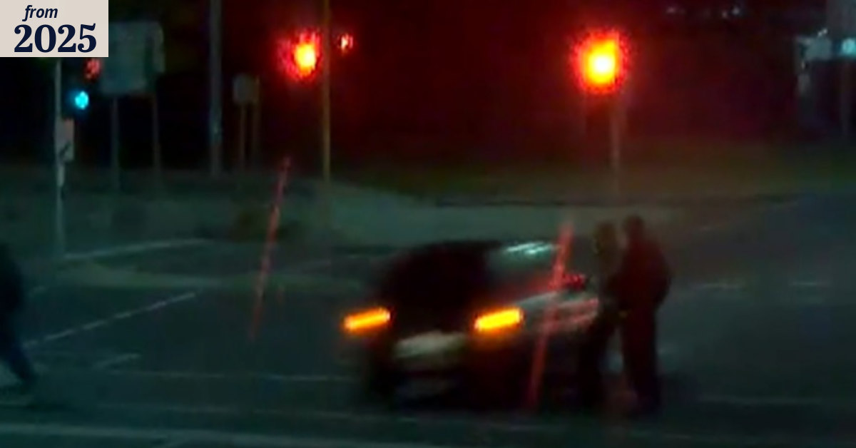 Police release stunning footage of near miss in Victoria