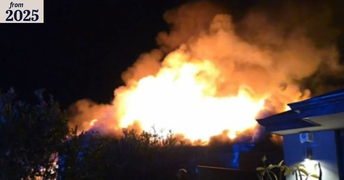 Family’s lucky escape after batteries start fire