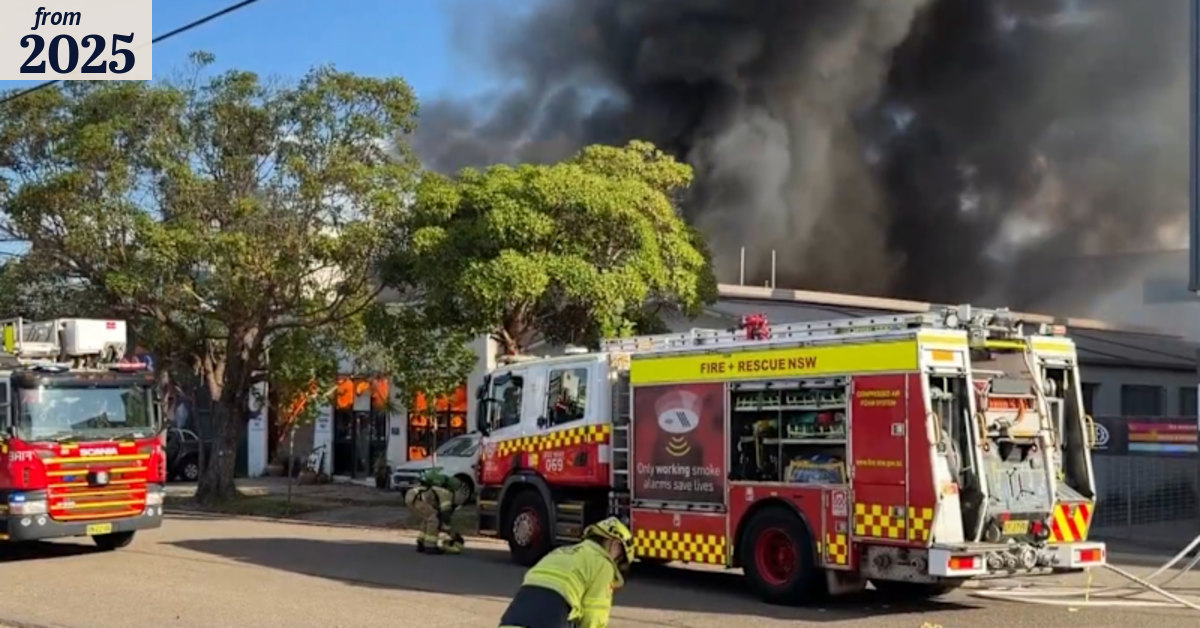 Crews battle Sydney factory fire