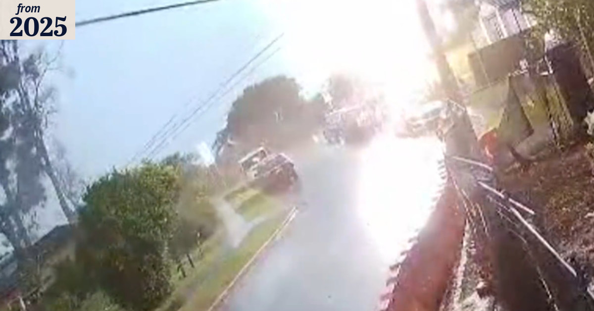 Man in hospital after being struck by lightning