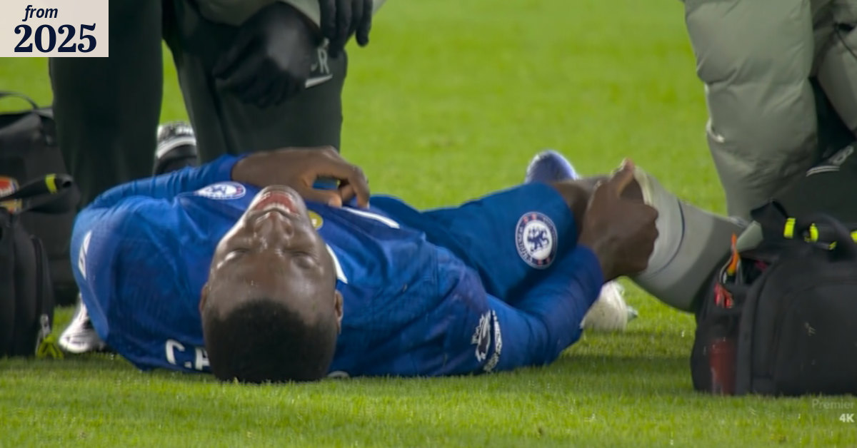 Chelsea star cops red card