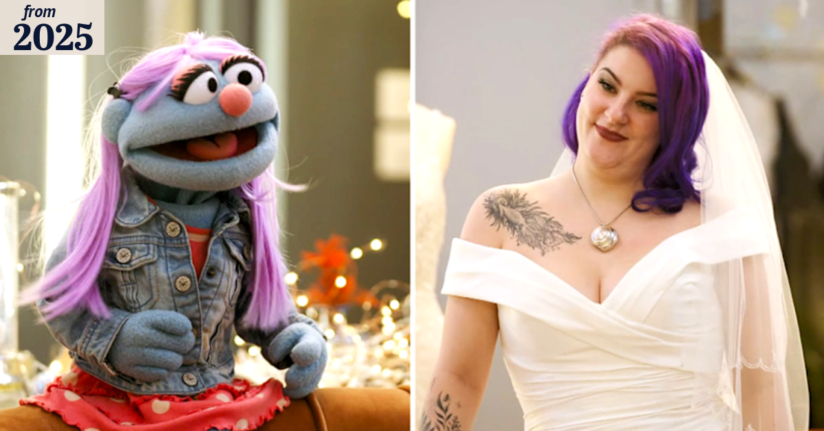 Bride's puppet friend delivers brutal wedding dress feedback
