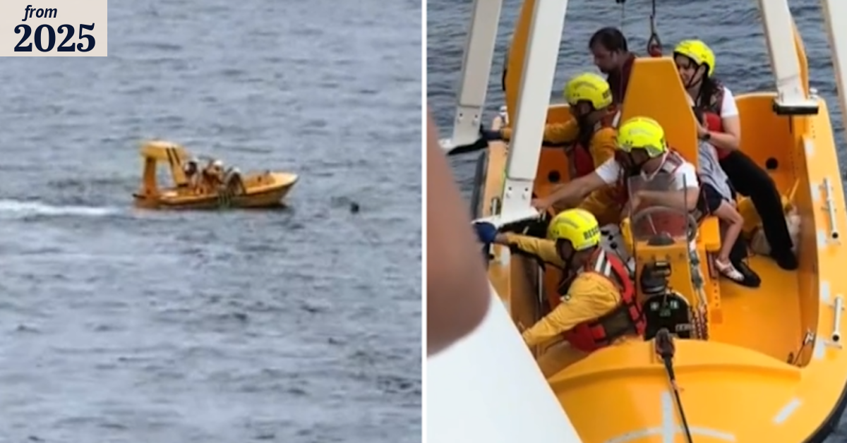 Two people rescued after going overboard on Disney cruise ship