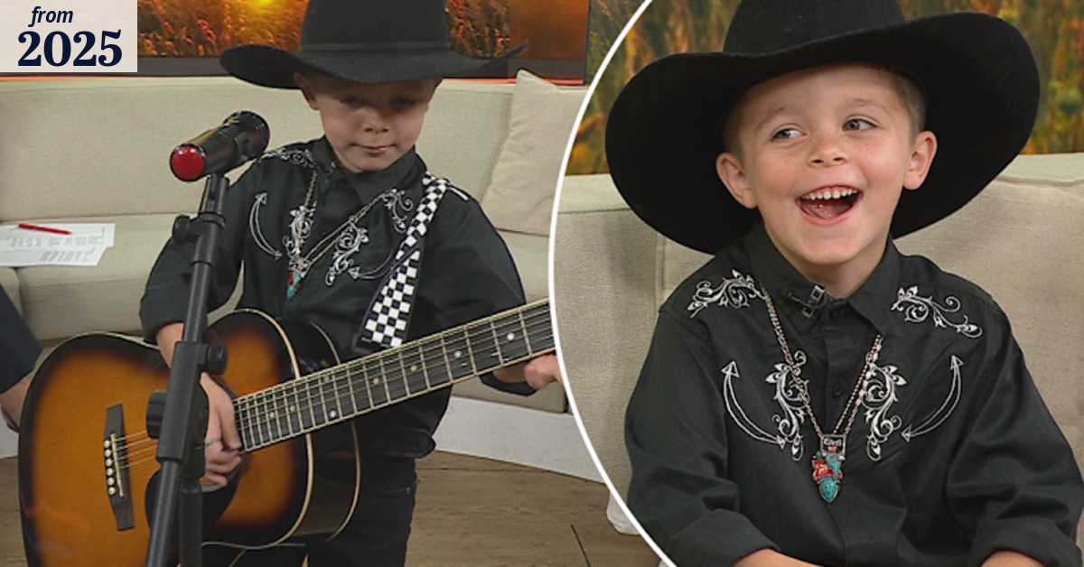 Adorable little boy taking the internet by storm with singing videos