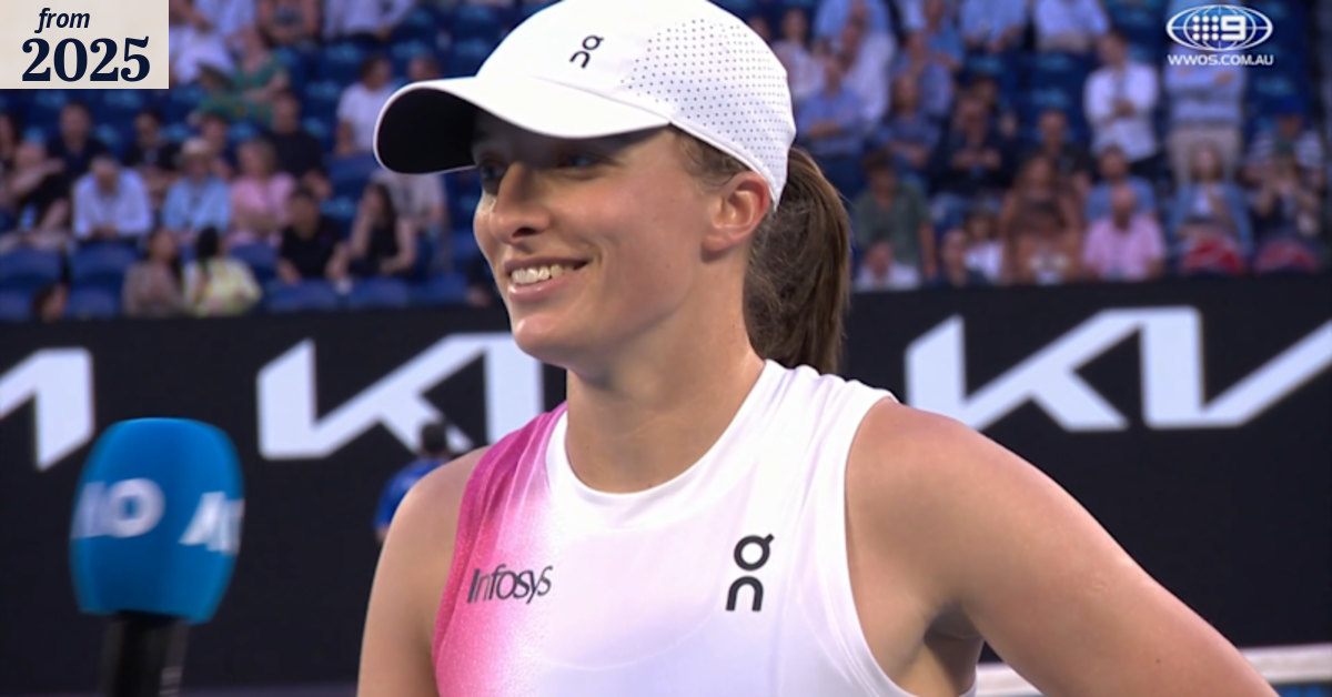 Molik impresses Swiatek during interview