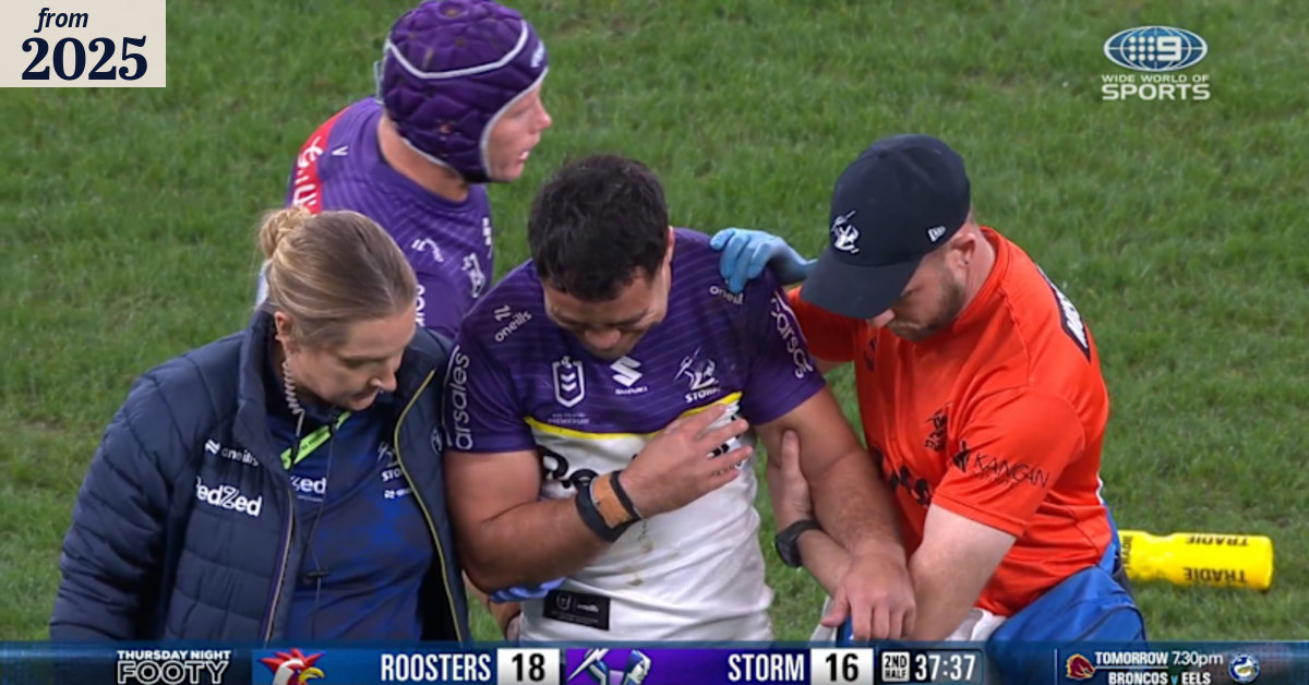 Storm superstar walks off in agony