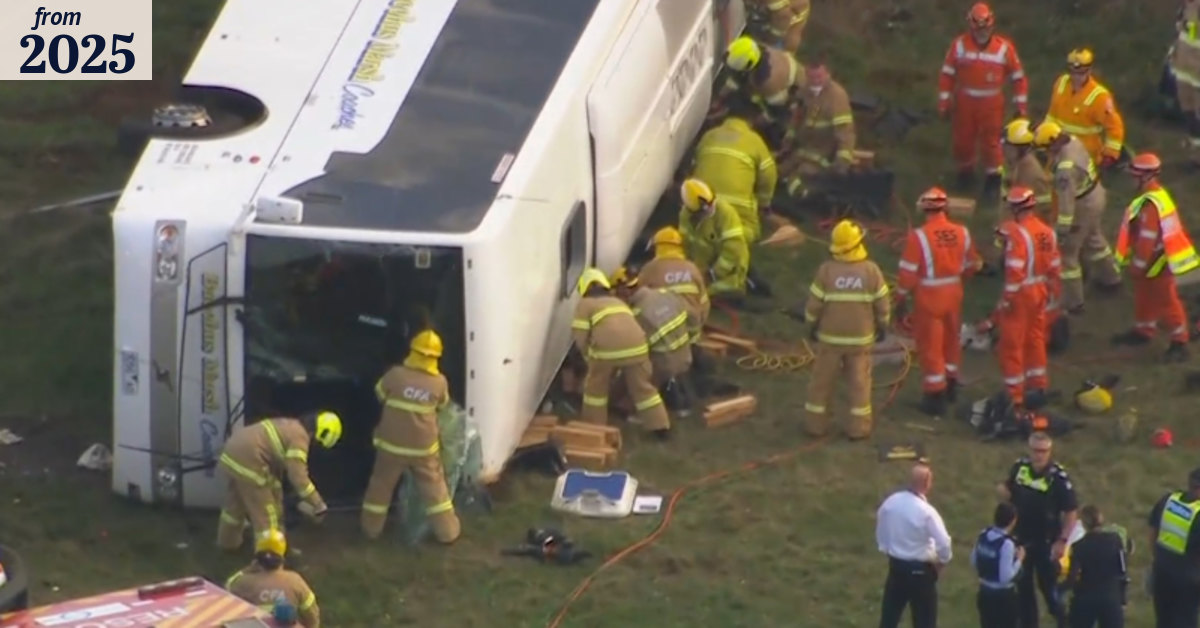 Truck driver faces court in school bus crash trial