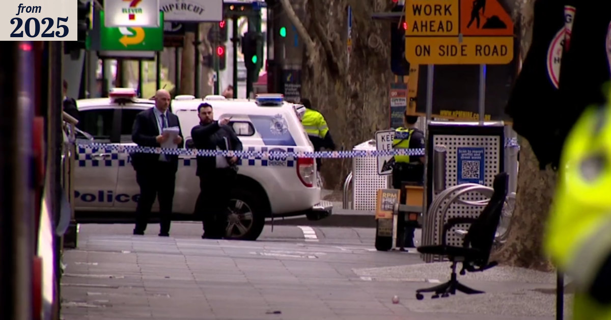Four men arrested over Melbourne CBD shooting