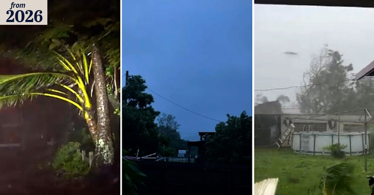 Cyclone Narelle hits Far North Queensland