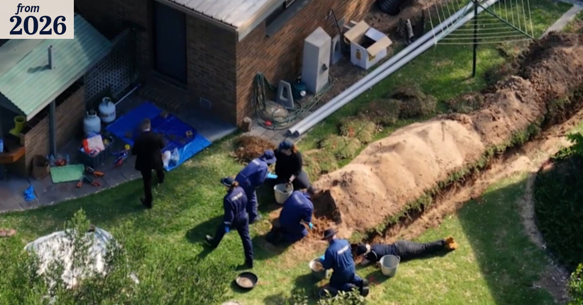Speculation mounts after human bones found in Victorian backyard