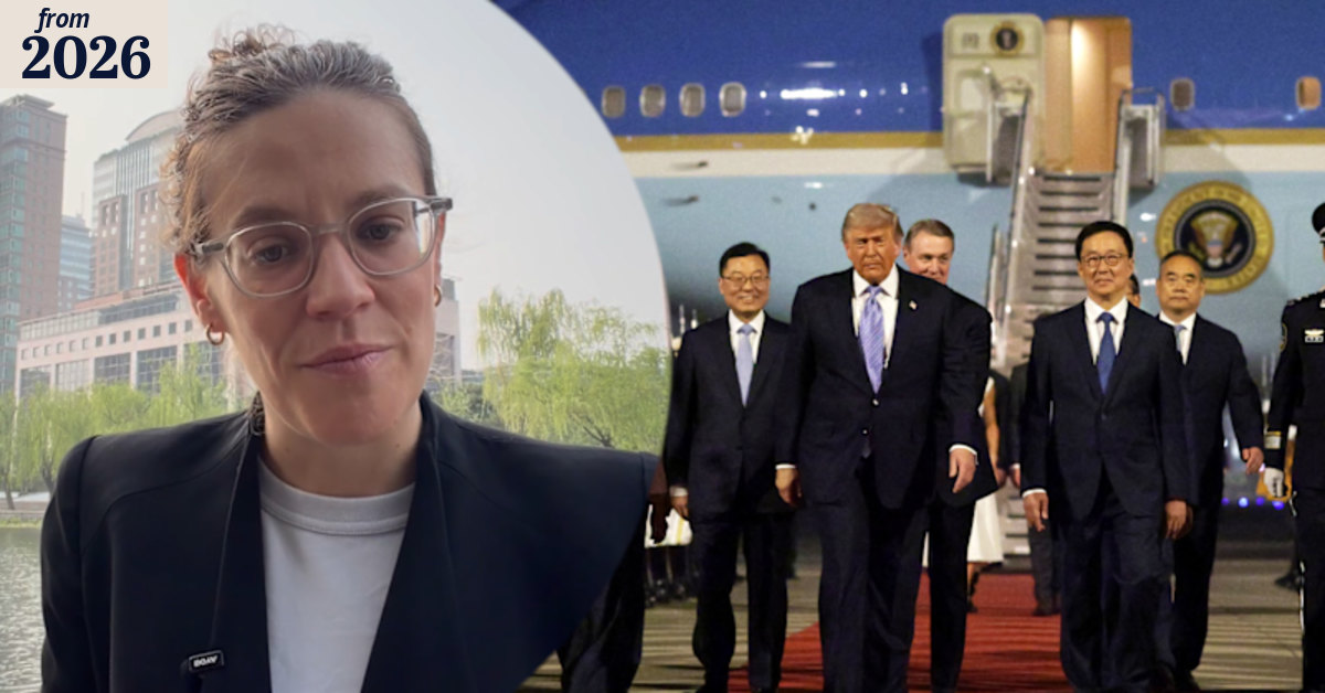 US President Donald Trump arrives in Beijing for summit with Chinese leader Xi Jinping