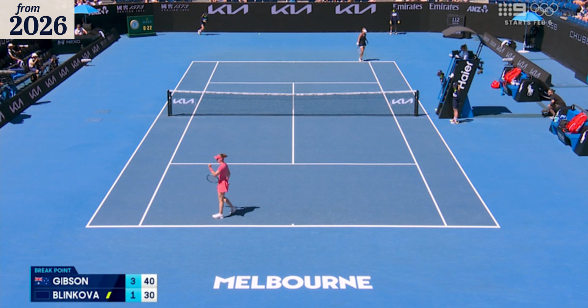 Gibson on fire with second break