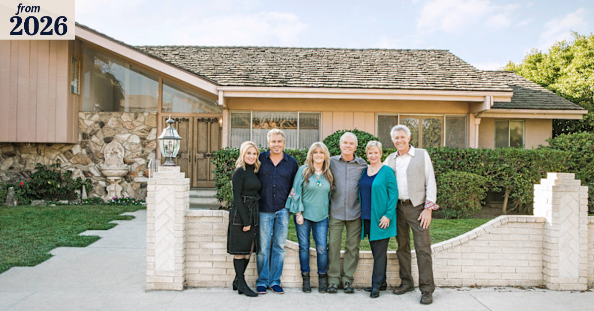 You can't help but smile when you step inside the iconic Brady Bunch house