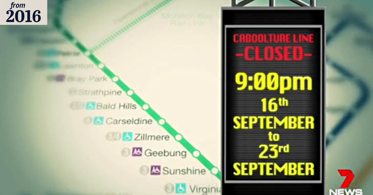 Rail closure to cause delays