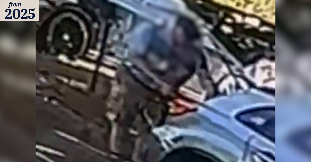 CCTV footage of the alleged sign theft outside Bradshaw St home