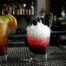 MICHAEL MADRUSAN owner of THE EVERLEIGH, at 1/156 Gertrude Street in Melbourne with two of his NON-ALCOHOLIC DRINKS. THE DEBUTANTE AND THE BRAMBLE.January 17, 2012, THE AGE. Picture by Mal Fairclough