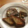 Go-to dish: Pressed pig's head.