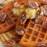 Butterscotch waffles.