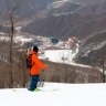 Sam Smoothy at Masikryong Ski Resort in North Korea.