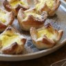 ASRC Catering's melitinia, Greek sweet cheese pastries baked with lemon and ricotta. 