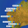 National weather forecast for Wednesday July 23