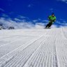 Perisher groomed ski run