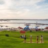 Eastern Beach on the edge of Geelong's CBD.