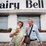 Forty licks: Long-time customers Lorraine and Graham Browne will be among those relieved to hear the ice cream maker has been saved.