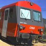 Local train at station, Wachau region. Austria