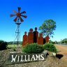 The entrance statement to the town of William