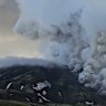 Video captures ash columns of up to 4kms spewing from the Krasheninnikov volcano in the Kronotsky Nature Reserve, which has erupted for the first time in 500 years.