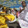 Traditional dancers in  Diriamba, Nicaragua.