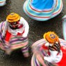 Bolivia. Colorful dancers