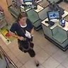 CCTV shows the last time Lorrin Whitehead was seen on February 8, 2013 in Bannockburn, Victoria, at the Woolworths supermarket complex at 4.45pm.