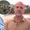 A Sydney man is lucky to be alive after being bitten by a poisonous blue-ringed octopus at Balmoral Beach.